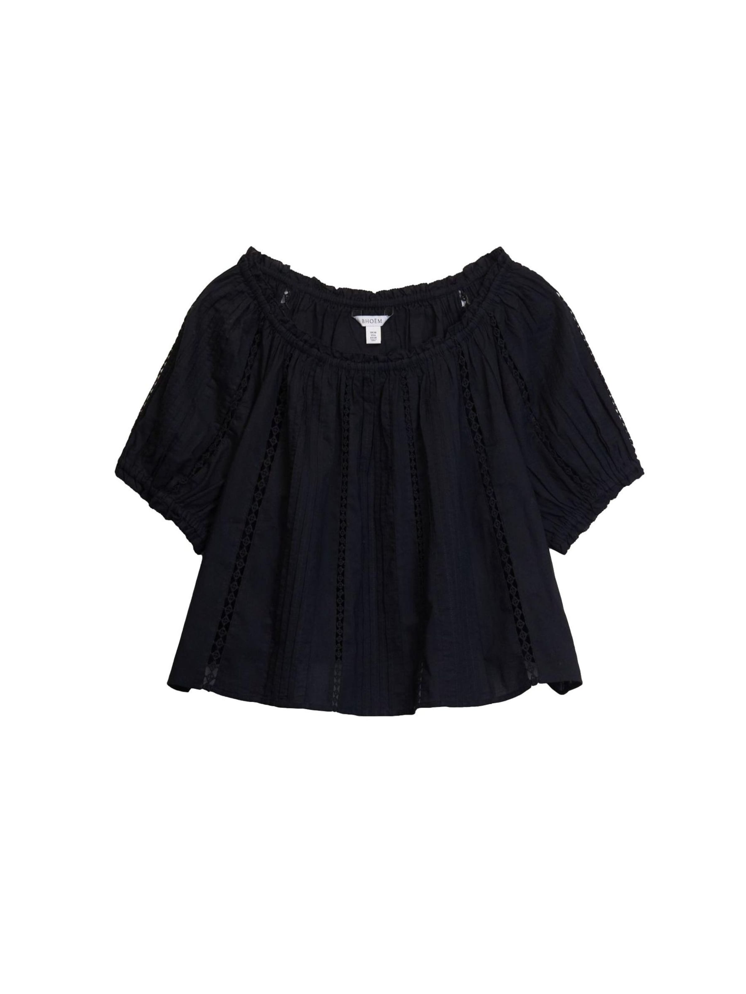 Bhoem Bluse in XS in schwarz, Produktansicht