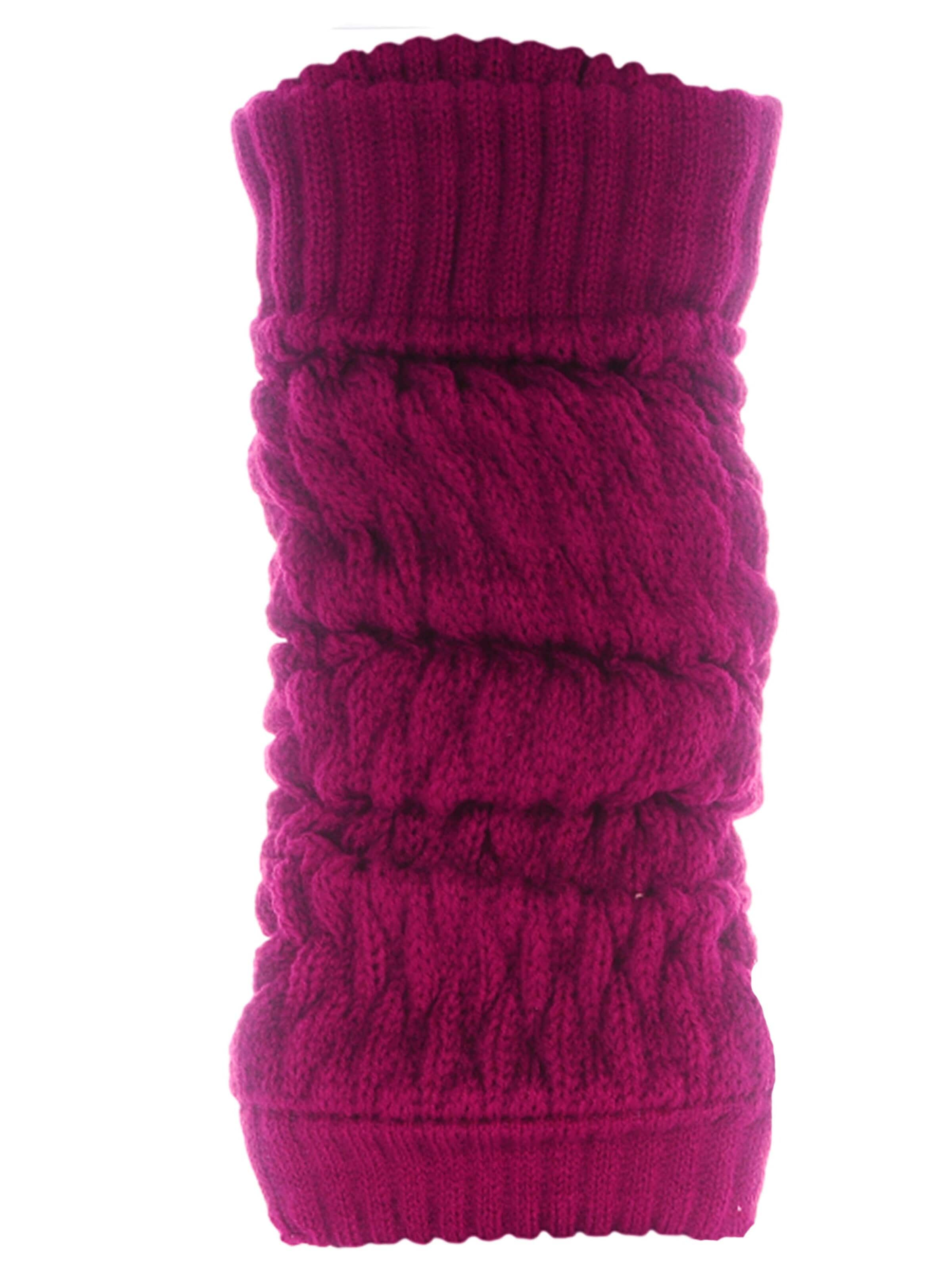 La Bortini Leg Warmers in Pink: front