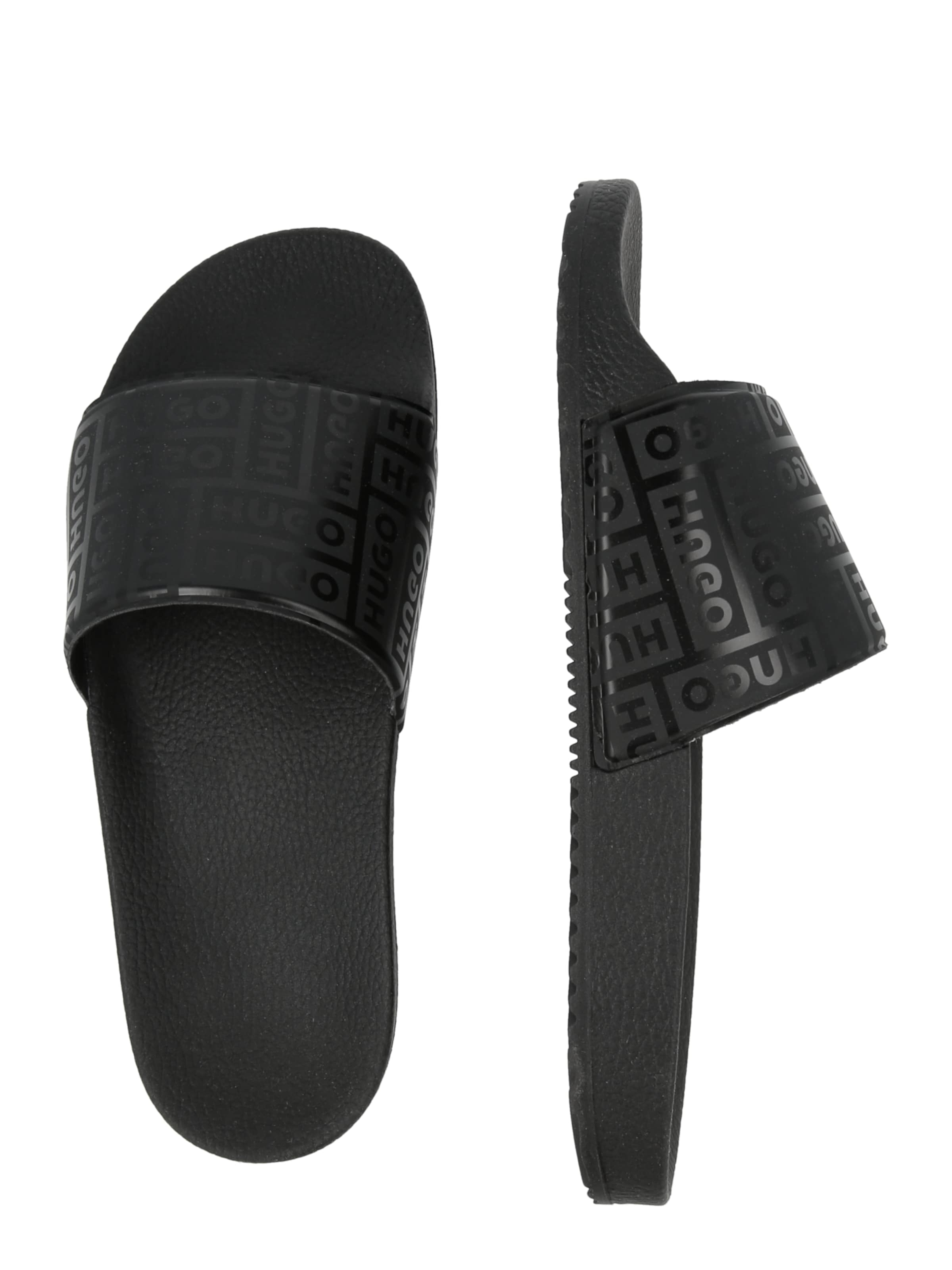 HUGO Mule 'Timein' in Black