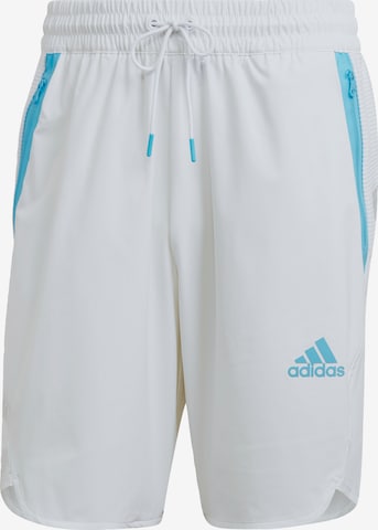 ADIDAS SPORTSWEARregular Sportske hlače - bijela boja: prednji dio