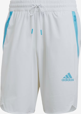 ADIDAS SPORTSWEAR Regular Sportsbukser i hvit: forside