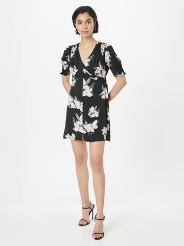 AllSaints Shirt dress in Black: front