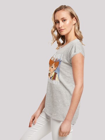 F4NT4STIC Shirt 'Disney Winnie The Pooh Christopher Robin Montage' in Grey
