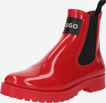 raudona HUGO Guminiai batai 'Tabita': priekis
