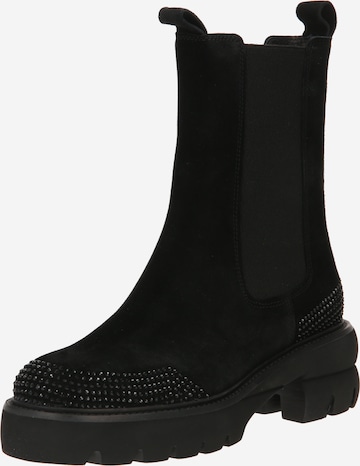 Kennel & Schmenger - Botas Chelsea 'PROOF' en negro: frente