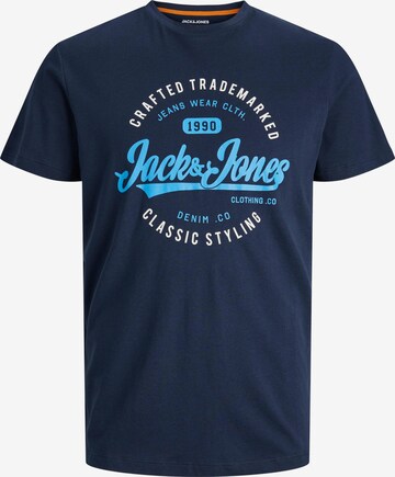 JACK & JONES T-Shirt 'MIKK' in Blau