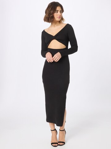 Nasty Gal Dress in Black: front