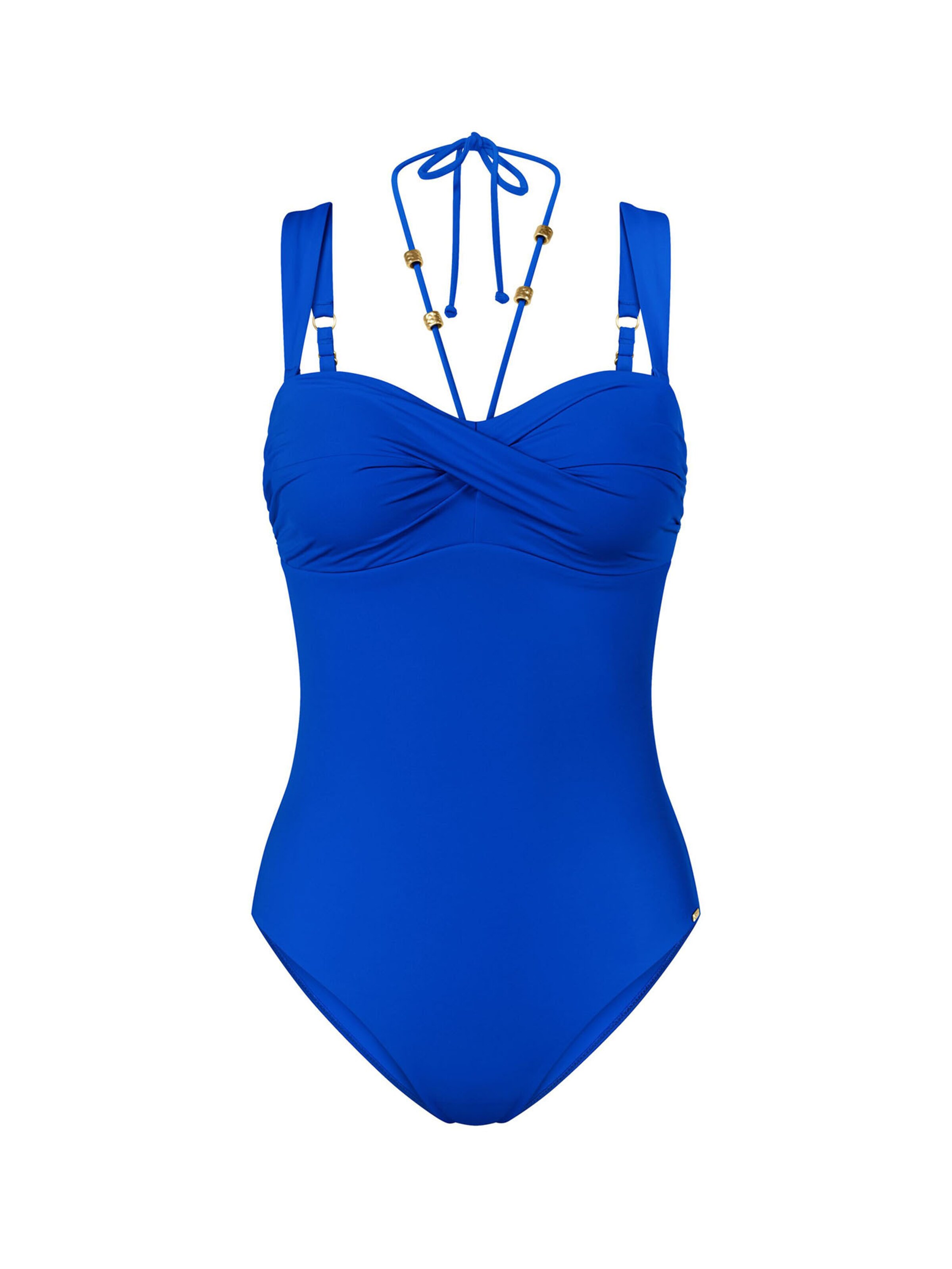 TRIUMPH Swimsuit ' Red Label Summer Twist ' in Blue: front
