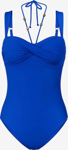 TRIUMPH Swimsuit ' Red Label Summer Twist ' in Blue: front