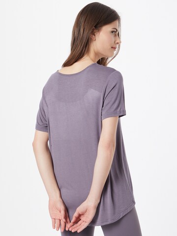 ENDURANCE Funkcionalna majica 'Siva' | vijolična barva