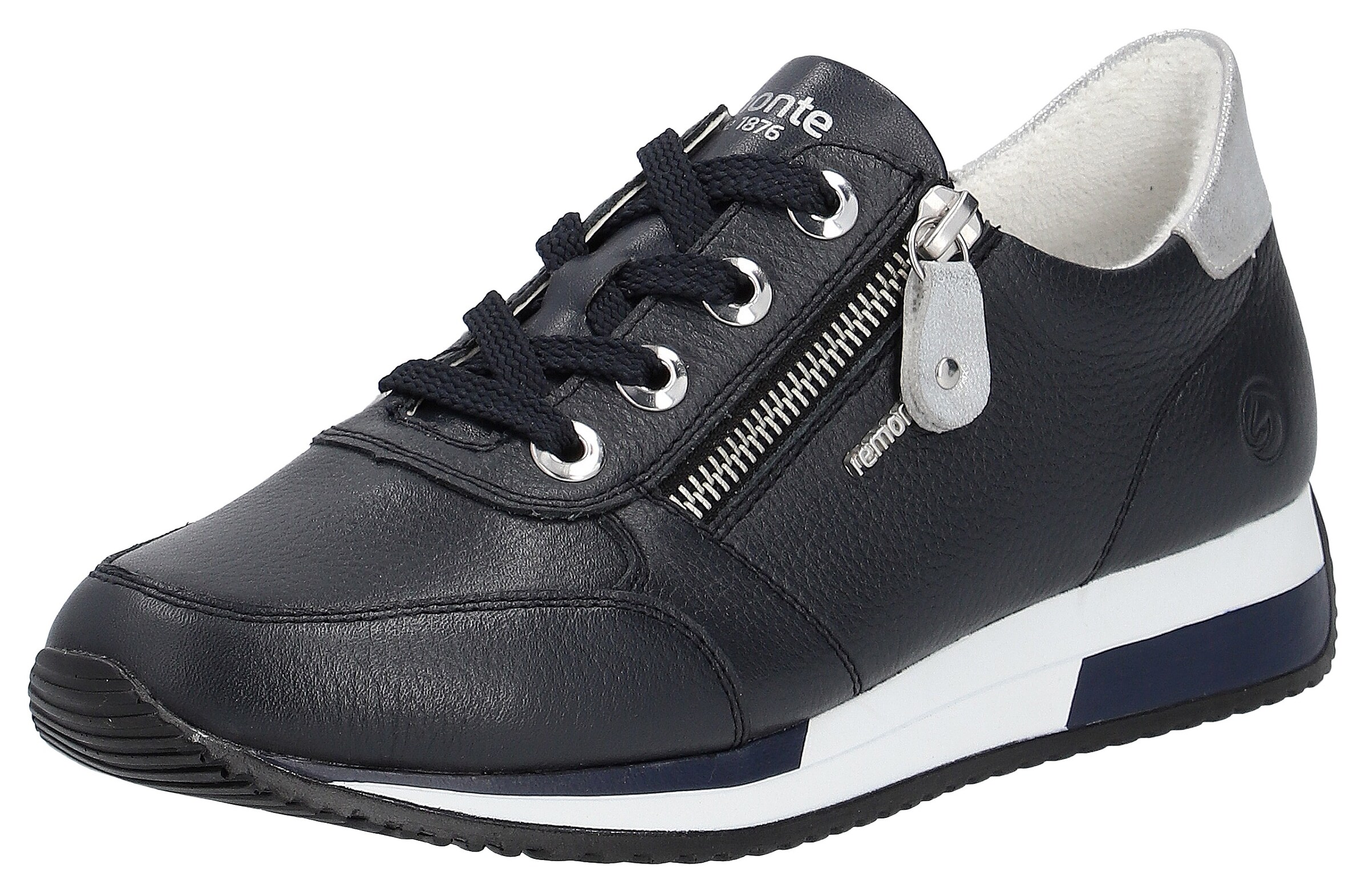 Baskets basses REMONTE en bleu : devant