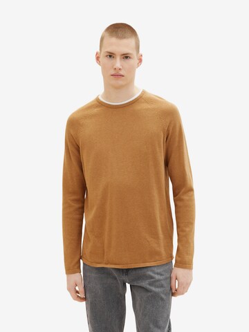 TOM TAILOR DENIM Sweater in Beige