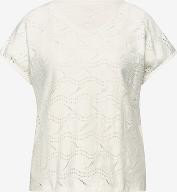STREET ONE Shirt in White: front