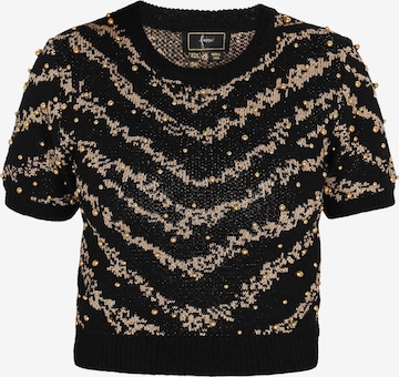 faina Trui in Zwart: voorkant