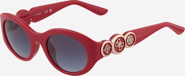 Lunettes de soleil GUESS en rouge : devant