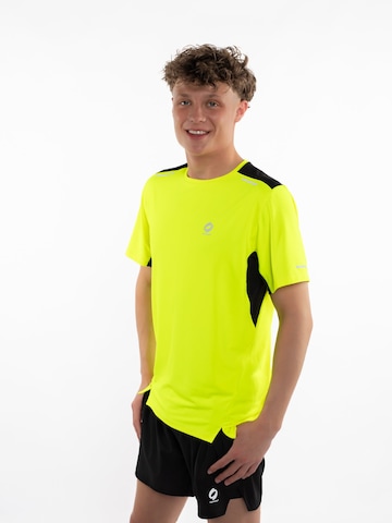 mymotus Performance shirt 'Mymotus Men Comfort Running T-Shirt  Neon Yellow RM21' in Yellow: front