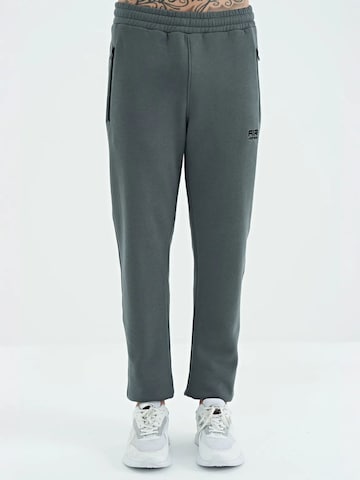 Tommy Liferegular Sportske hlače 'Jogginghose' - siva boja