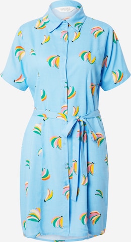 Robe-chemise Compania Fantastica en bleu : devant