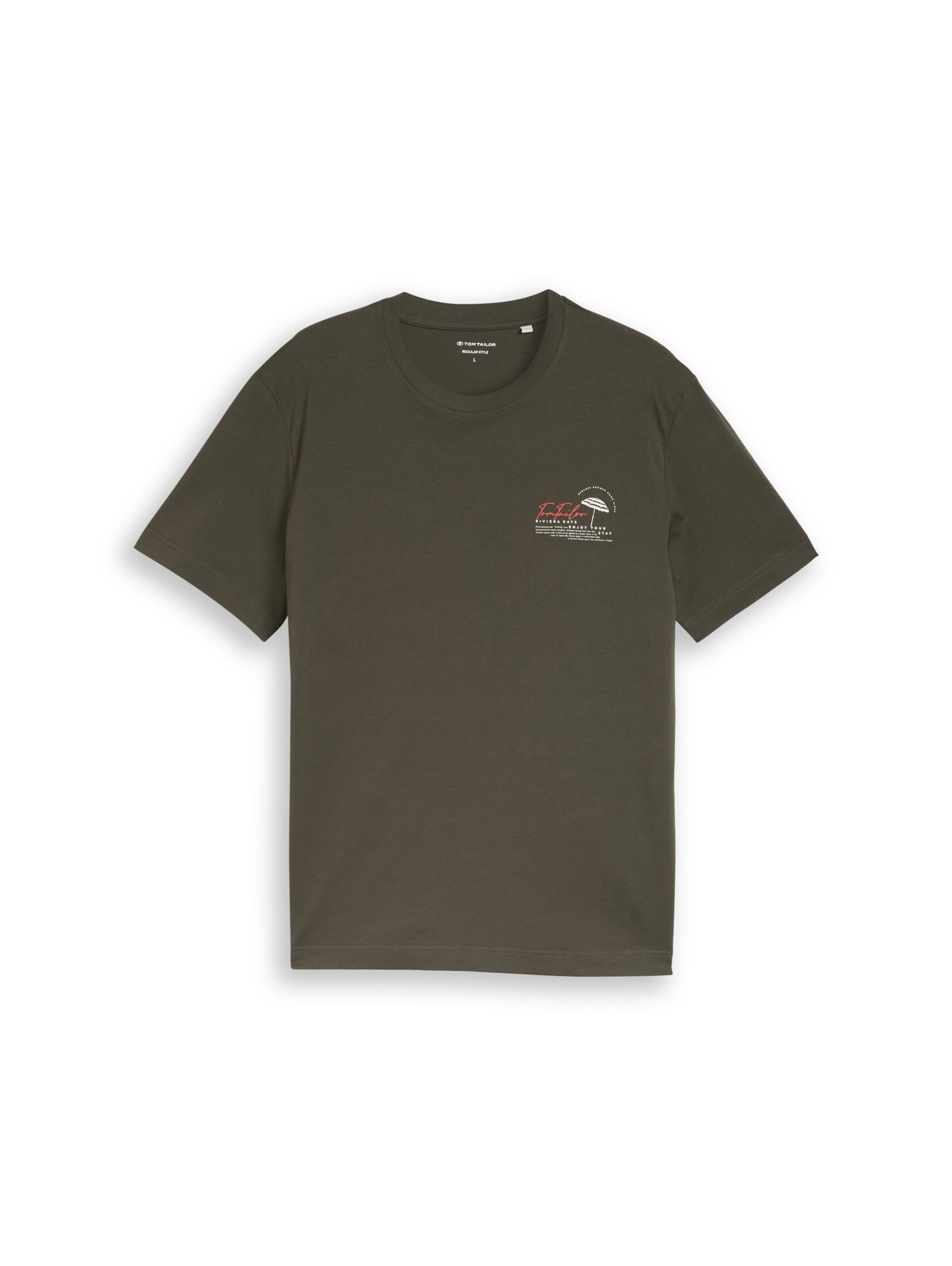TOM TAILOR Shirt in Green: front
