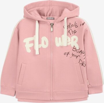 Gulliver Zip-Up Hoodie in Pink: front