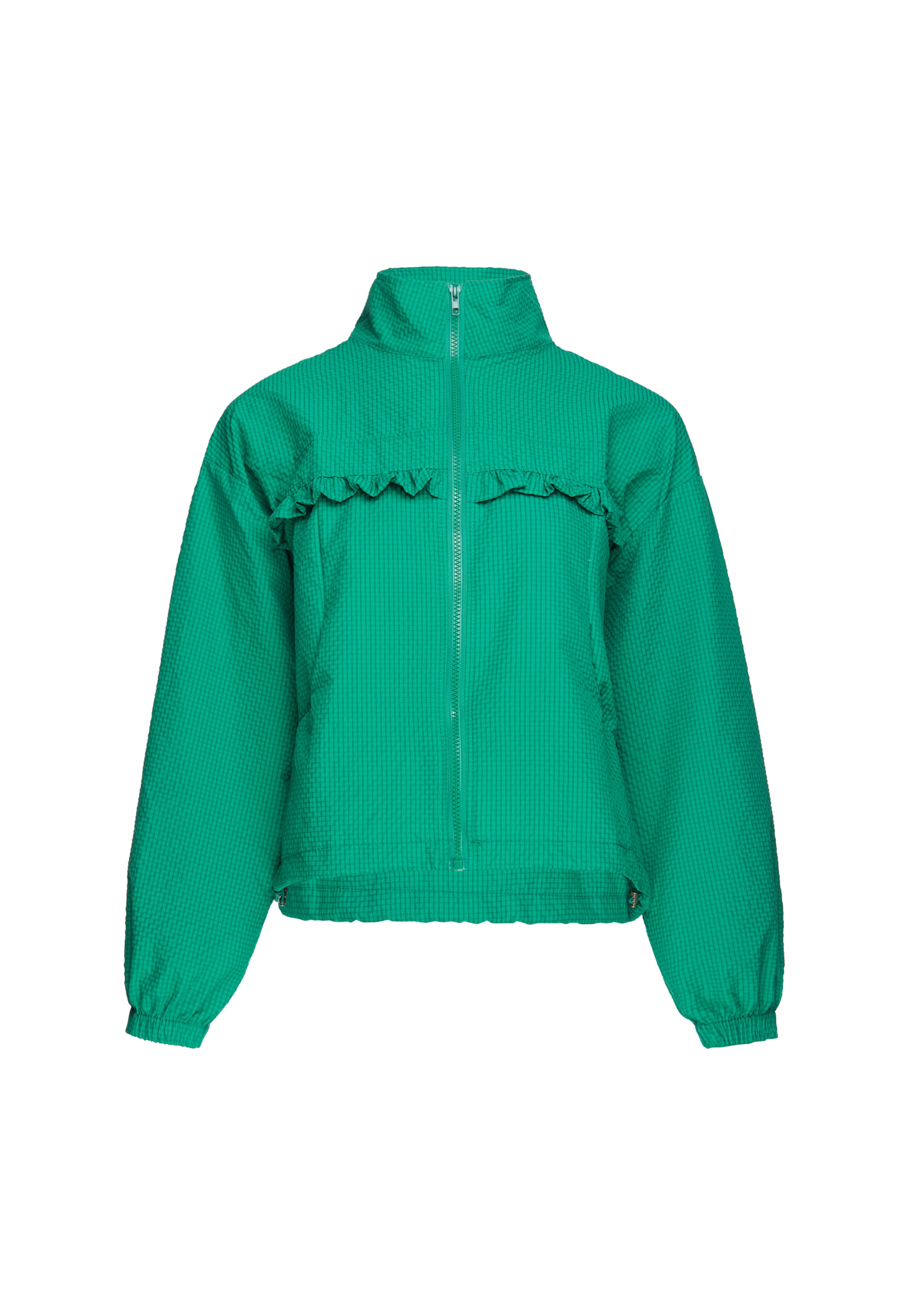 myMo ATHLSR Between-Season Jacket in Green: front