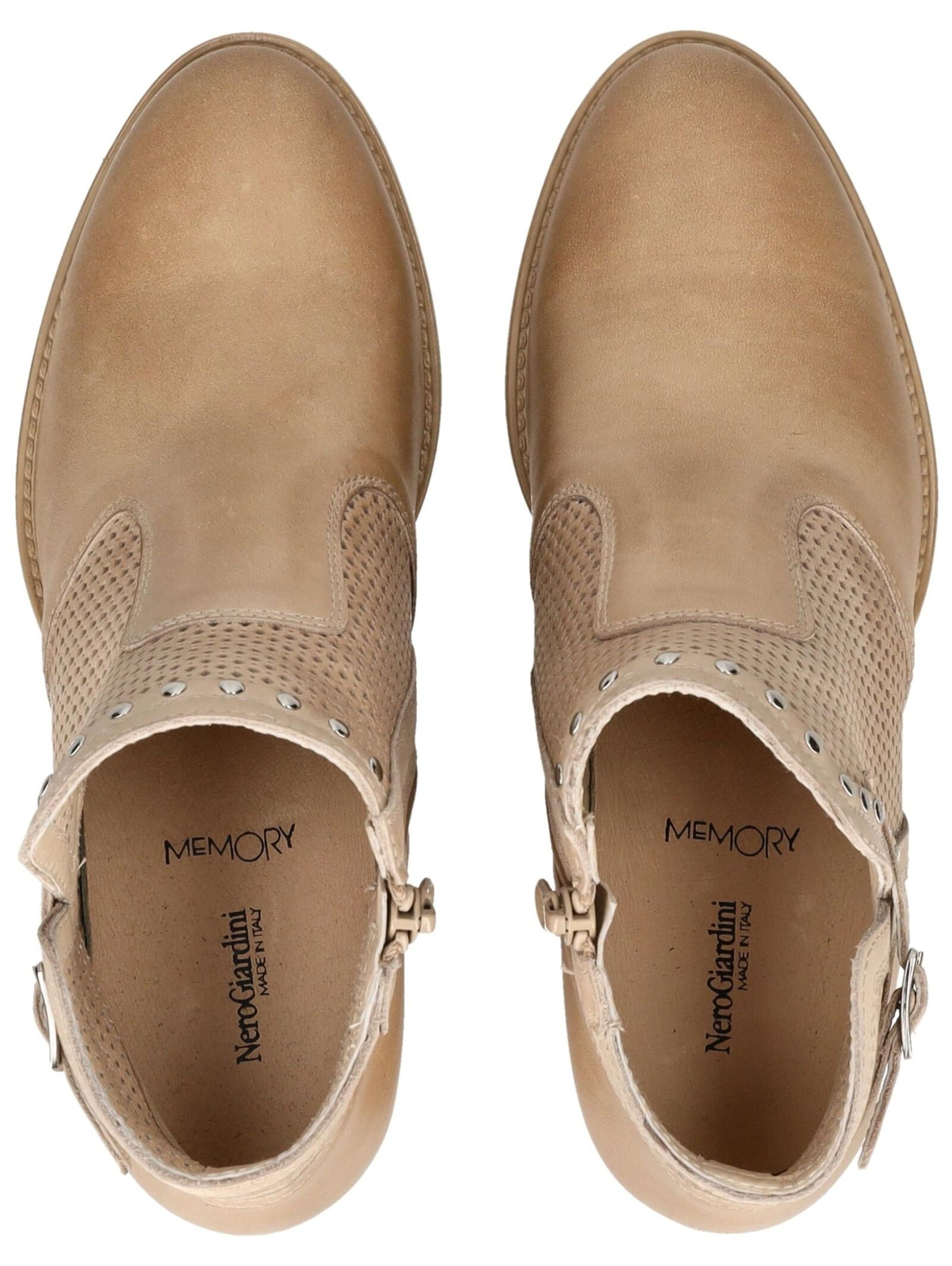 Bottines Nero Giardini en beige