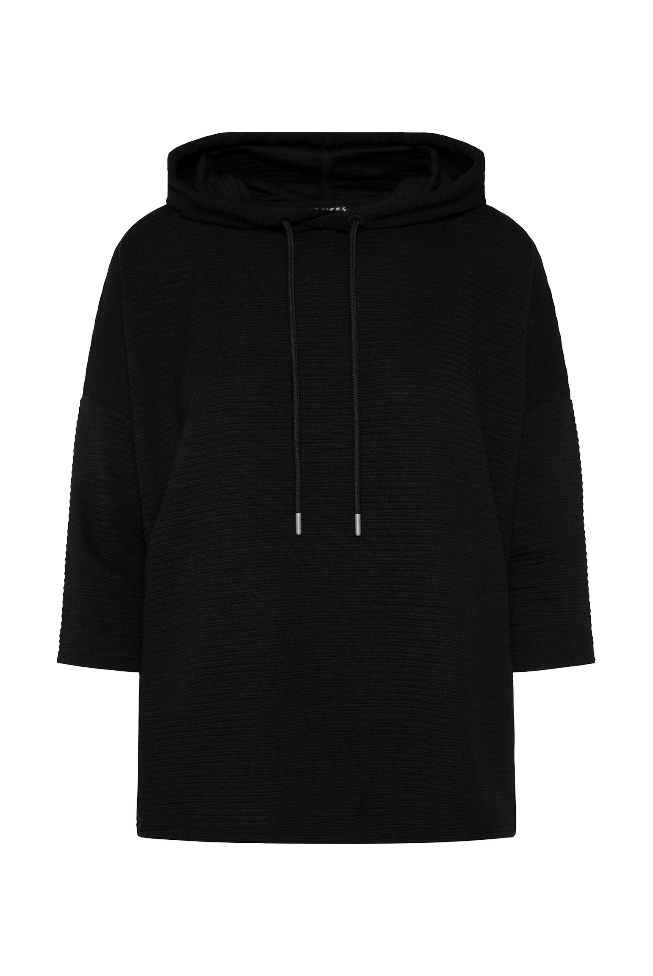 SENSES.THE LABEL Sweatshirt in Schwarz: Vorderseite
