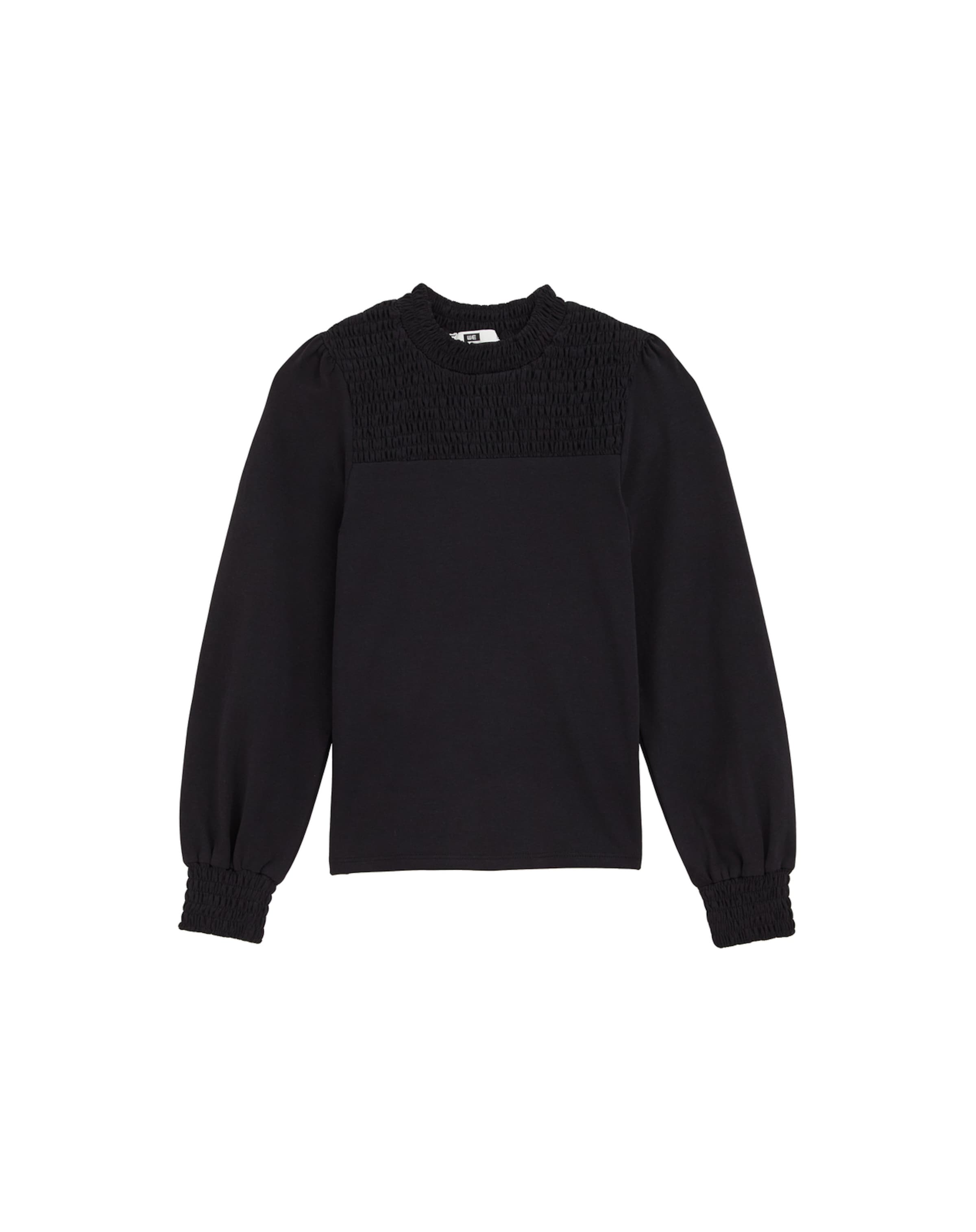 melns WE Fashion T-Krekls: no priekšpuses