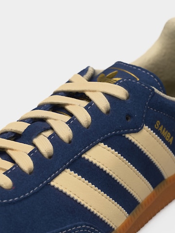 Baskets basses 'Samba' ADIDAS ORIGINALS en bleu