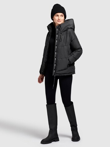 khujo Winter Jacket 'Esila4' in Black