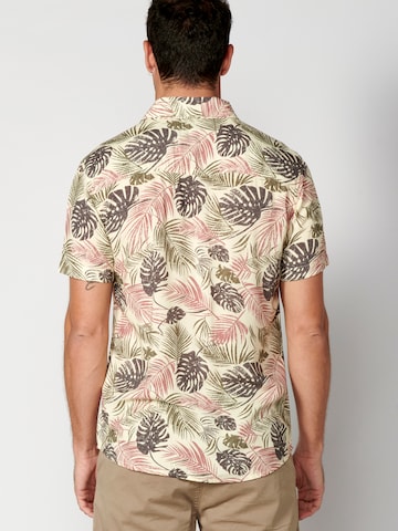 KOROSHI Regular Fit Hemd in Grün