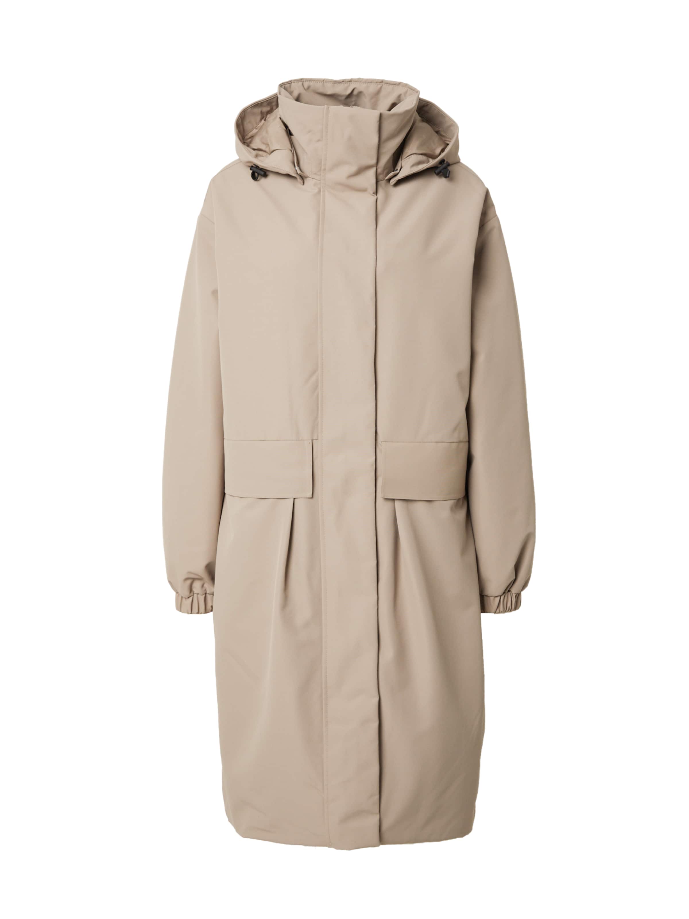 SOS Functionele mantel 'Hatsvali' in Bruin: voorkant