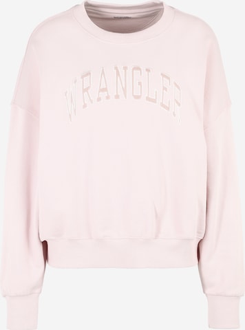 WRANGLER Sweatshirt in Pink: front