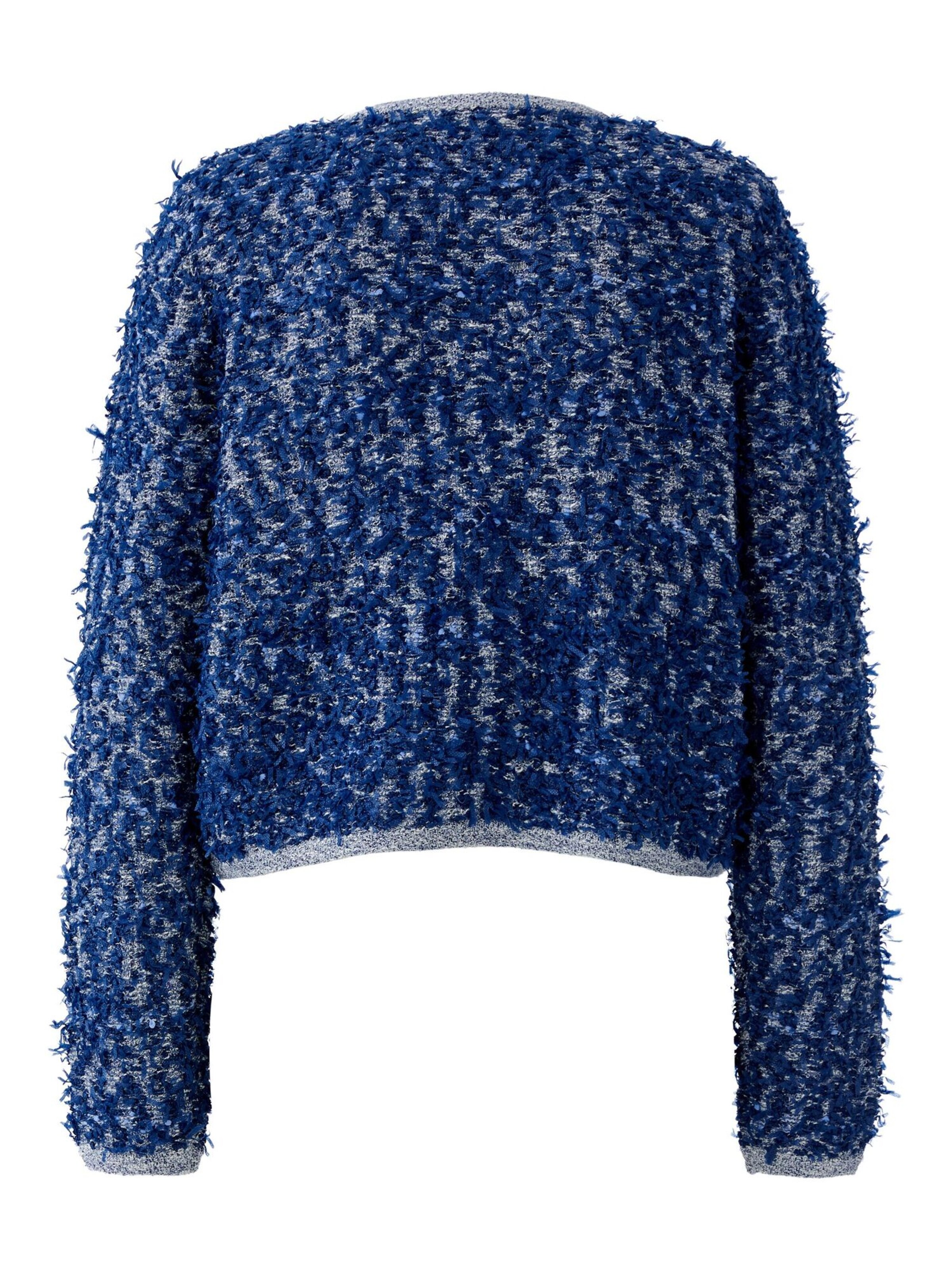 OUI Strickjacke in Blau