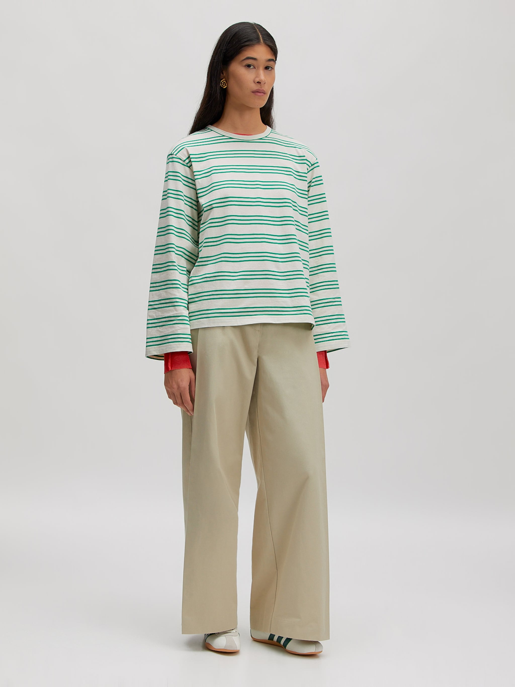 EDITED Nieuwigheden Shirt 'Verlee' Groen