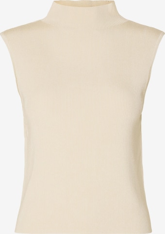 SELECTED FEMME Knitted top 'Caro' in Beige: front