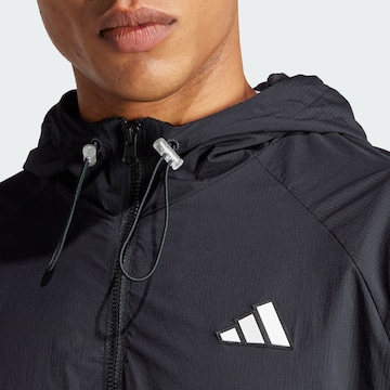 ADIDAS PERFORMANCE Athletic Jacket in Black