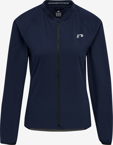 Newline Athletic Zip-Up Hoodie in Blue: front