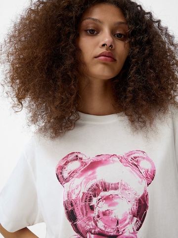 Bershka Shirt in Wit