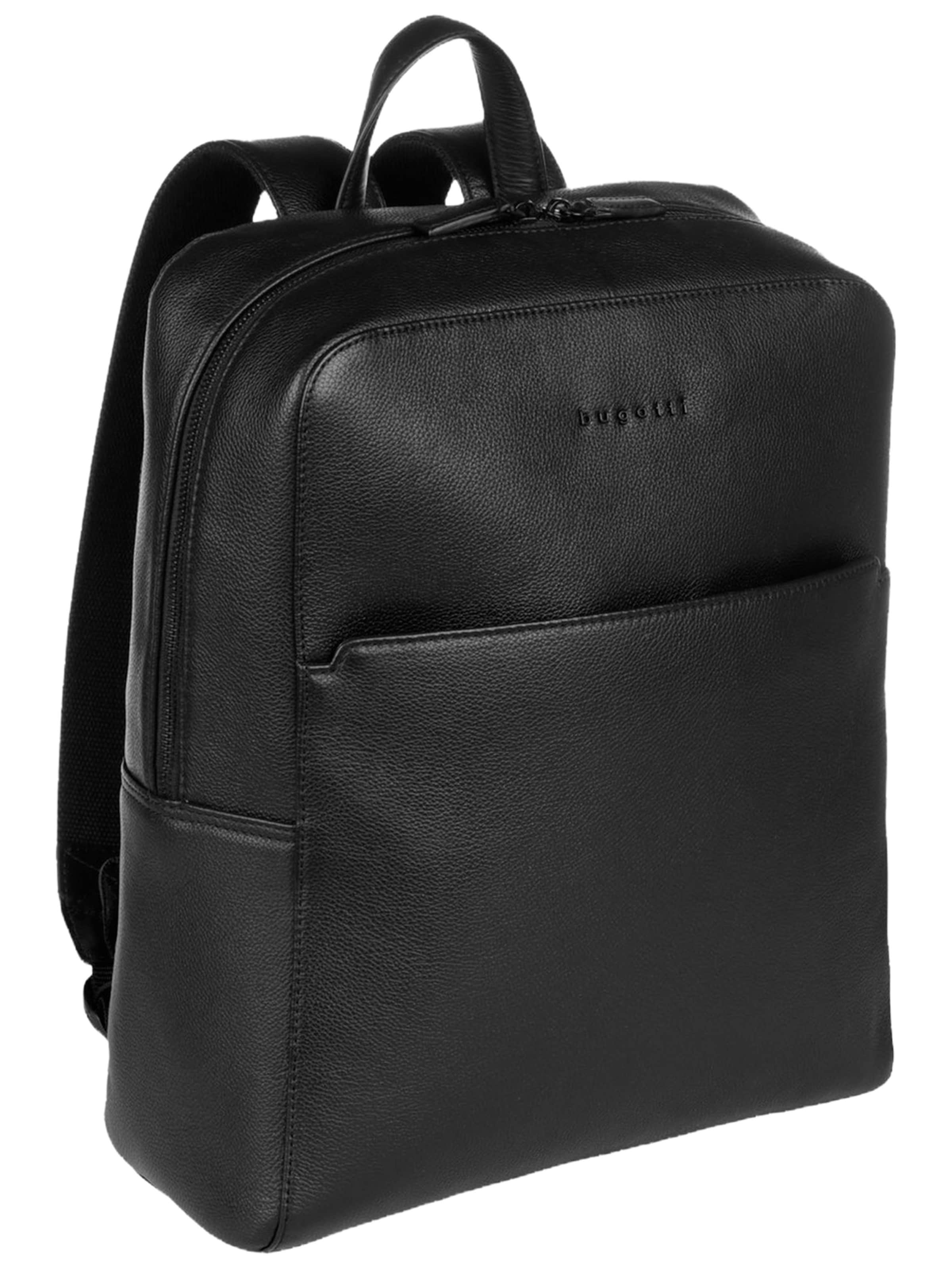 bugatti Backpack in Black: front