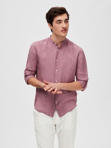 Coupe regular Chemise 'Kylian' SELECTED HOMME en rose