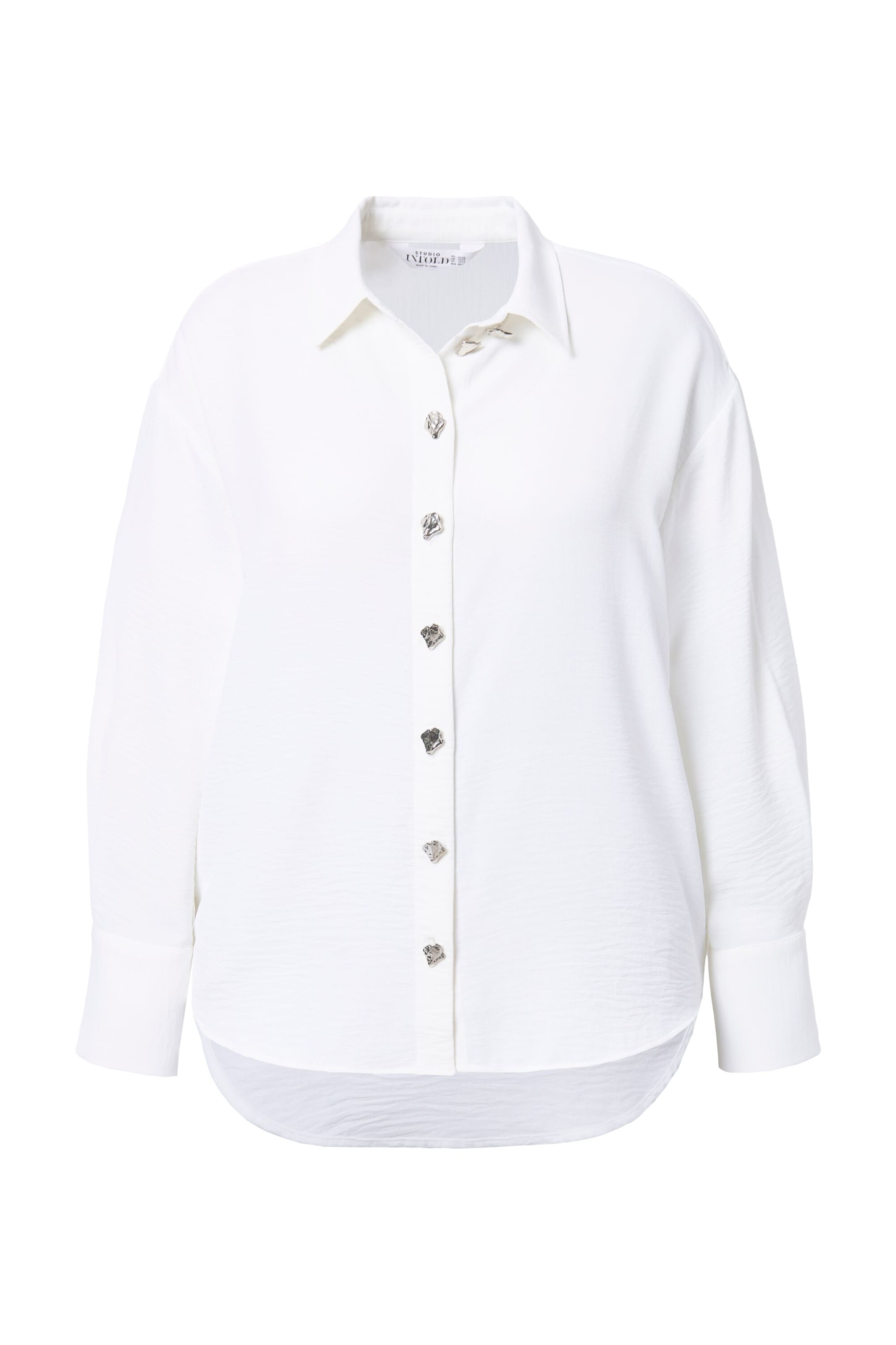 Studio Untold Blouse in Wit: voorkant