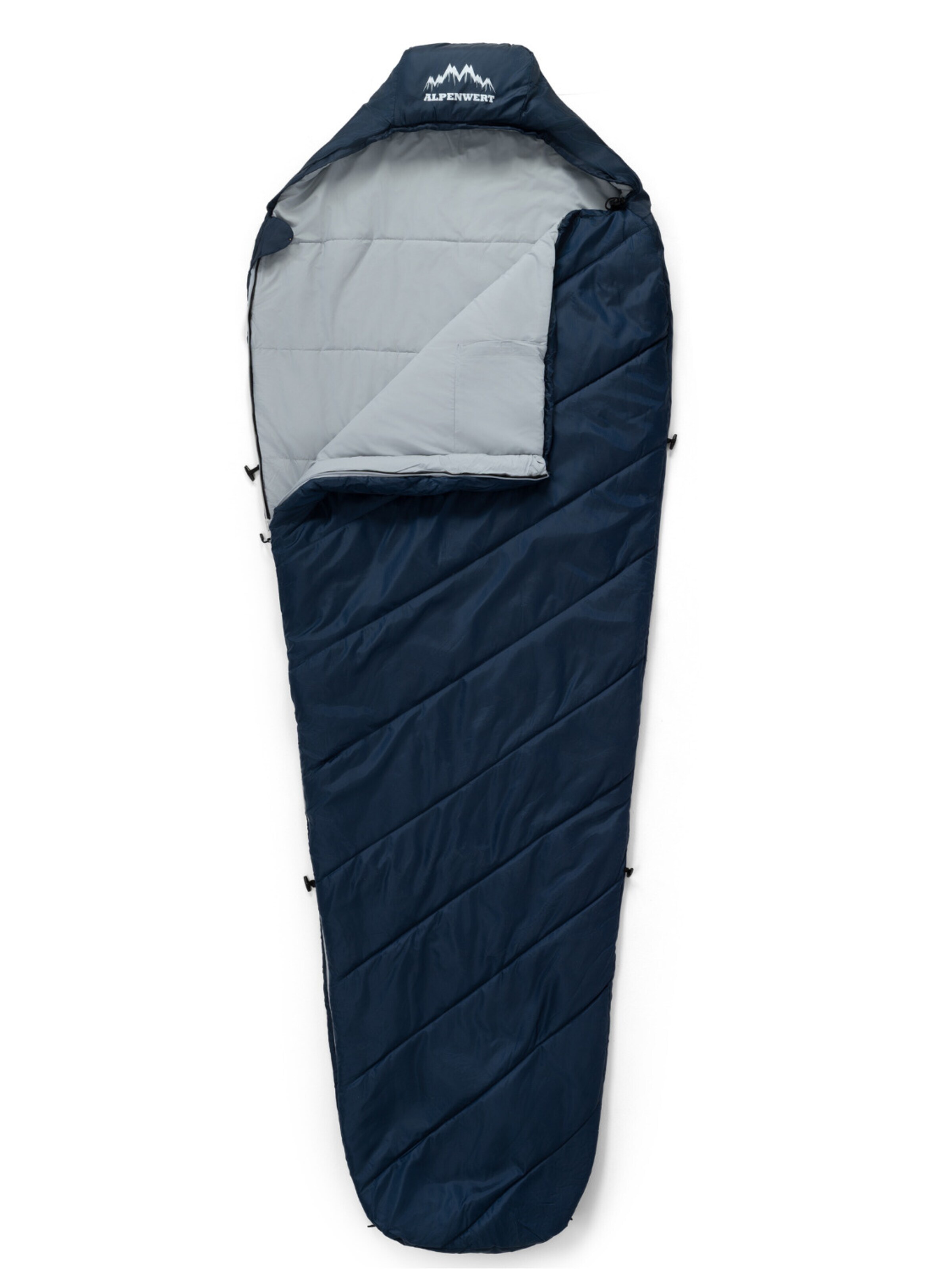 Alpenwert Sleeping Bag 'Schlafsack Sommer' in Blue