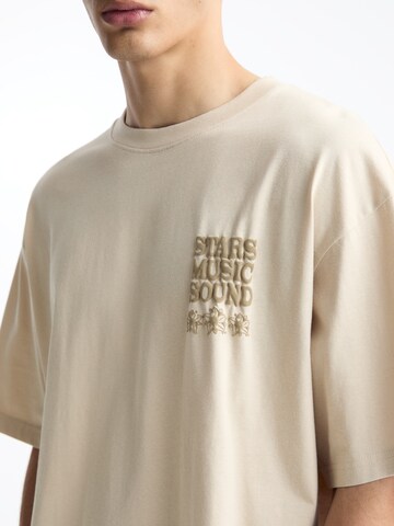 Pull&Bear T-Shirt in Beige