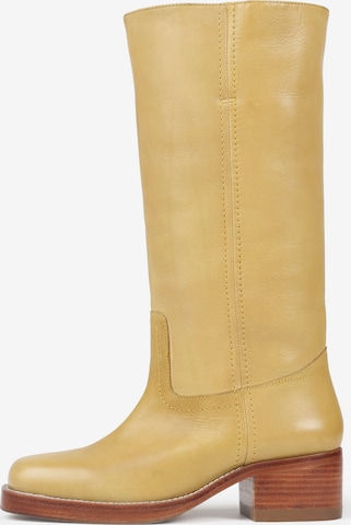 BRONX Stiefel ' Ky-Ley ' in Gelb: Vorderseite