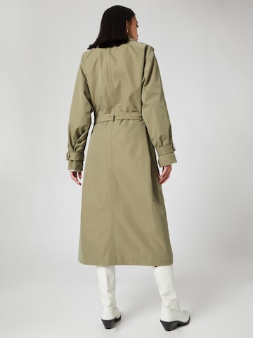 Hoermanseder x About You Between-Seasons Coat 'Fee' in Green