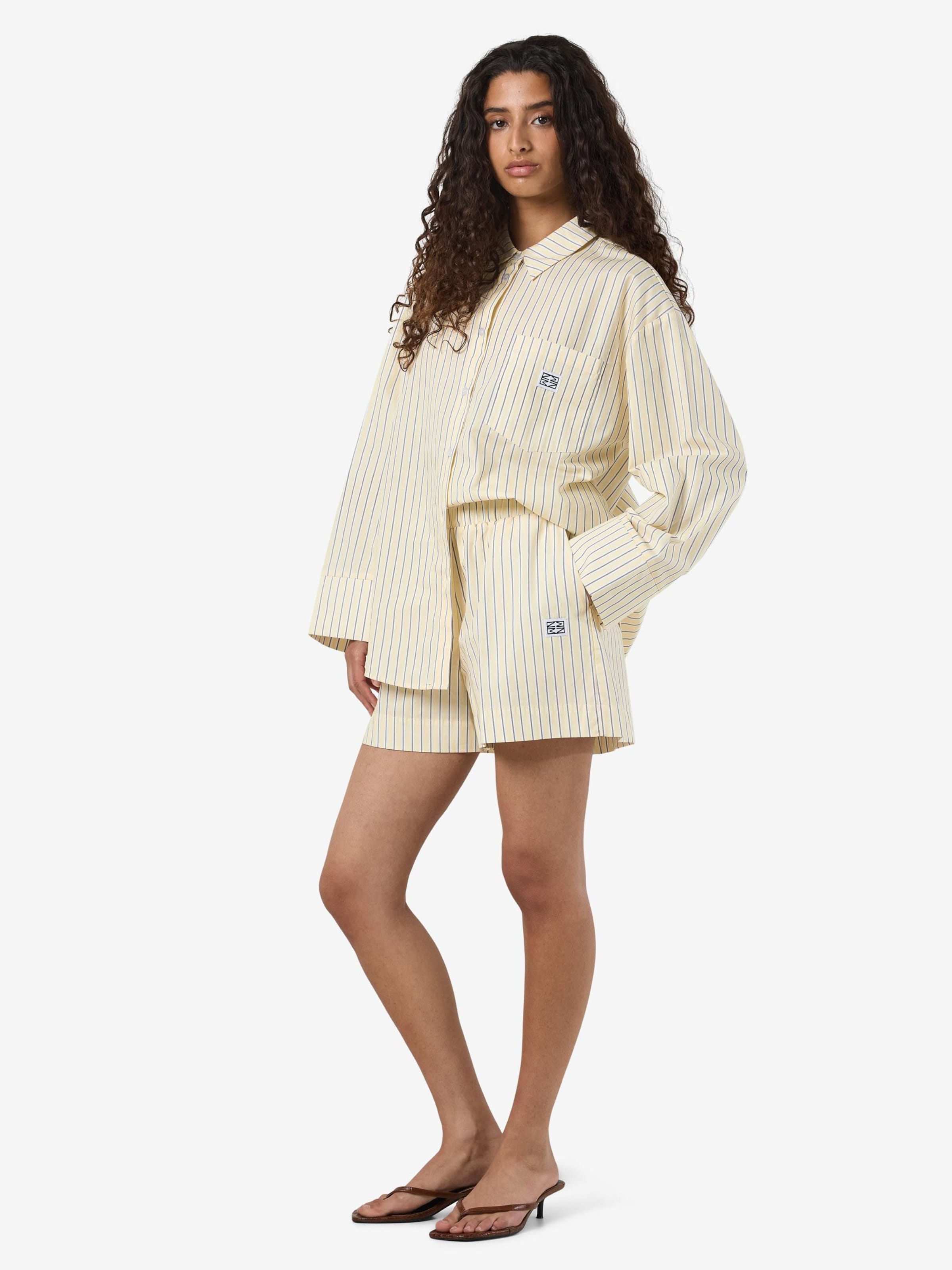 Wide Leg Pantalon Noisy may en jaune