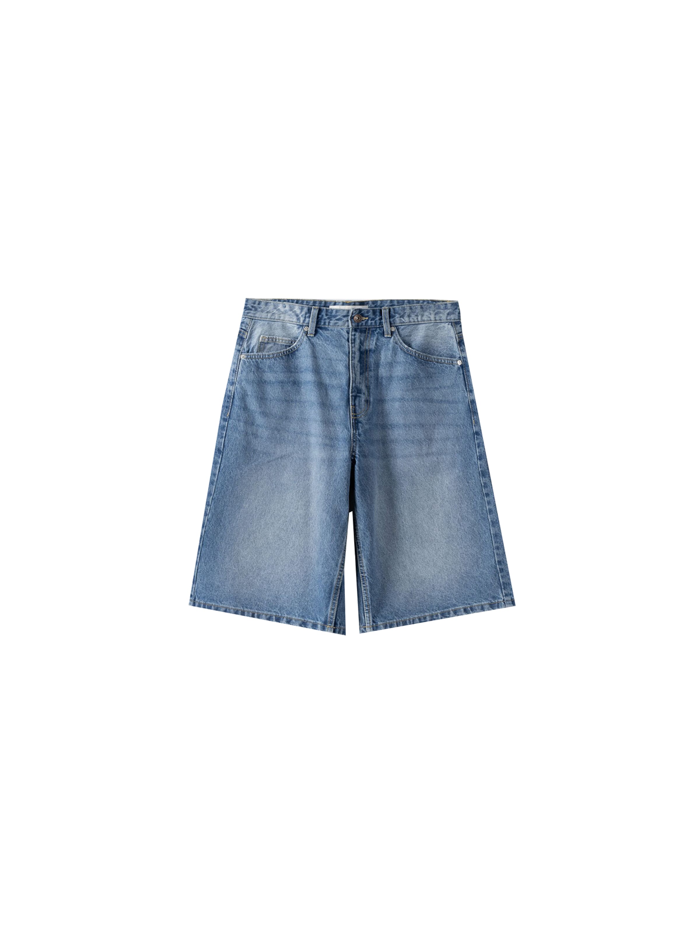 Wide Leg Jean Bershka en Bleu Denim ABOUT YOU