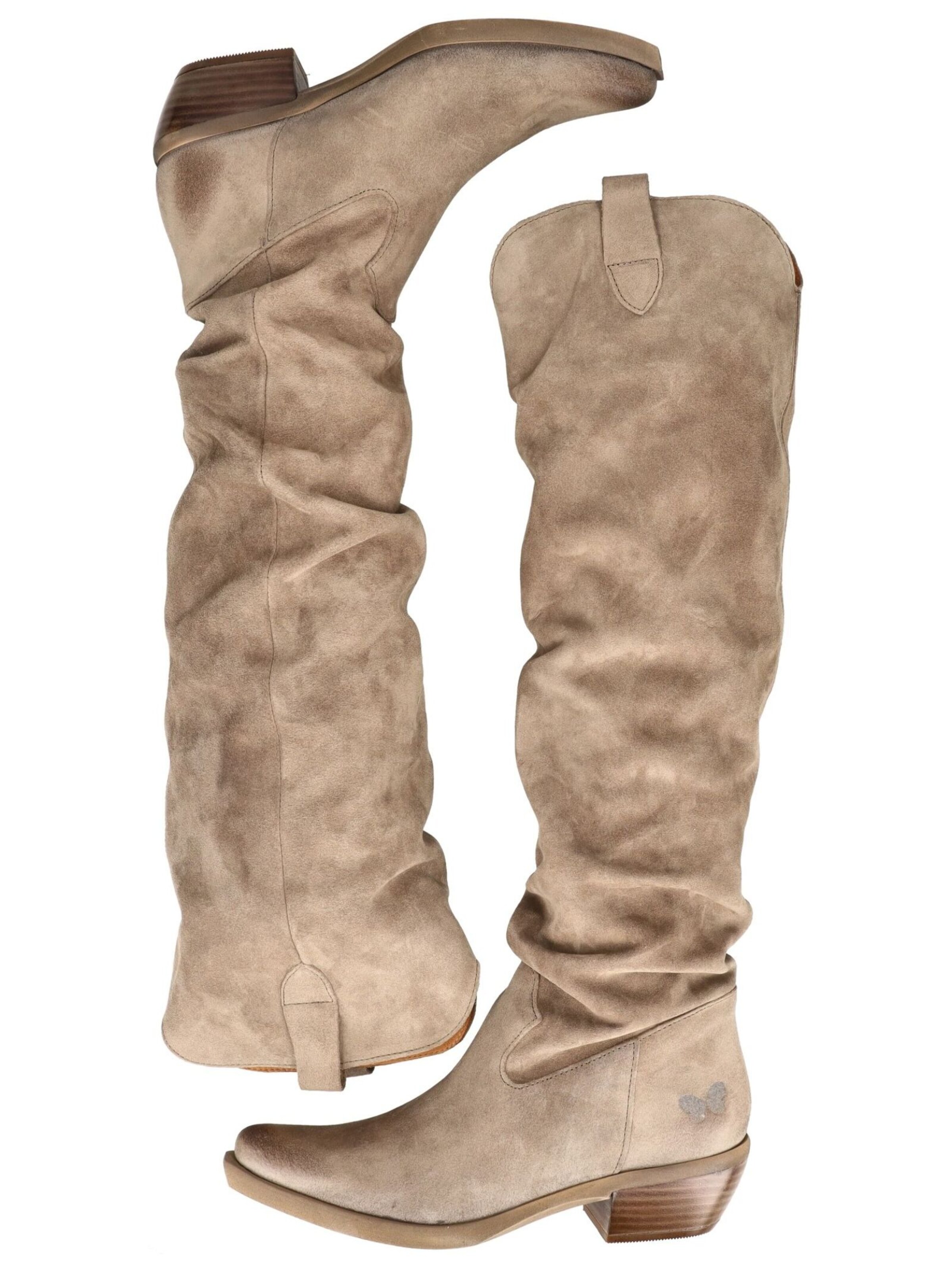 FELMINI Cowboy Boots in Grey