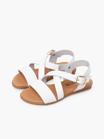 Sandales Pisamonas en blanc